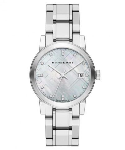Burberry BU9125 The City Silver Dial Silver Women's Watch