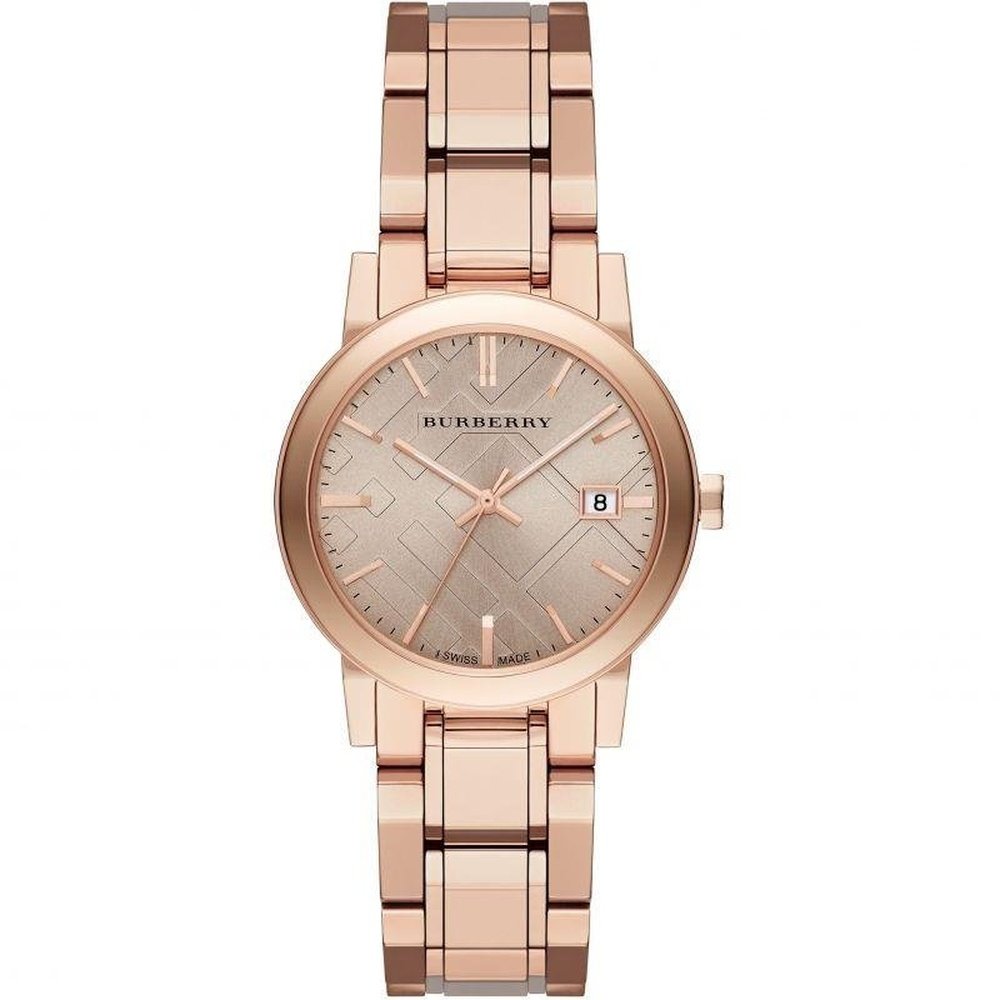 Burberry BU9135 Brown Rose Gold Stainless Steel Analog Quartz Women's Watch