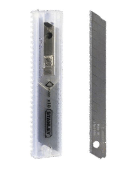 Stanley Knife blades 9 mm 10 pcs
