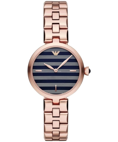 Emporio Armani AR11220 Rose Gold Steel 316 L Analog Quartz Women's Watch