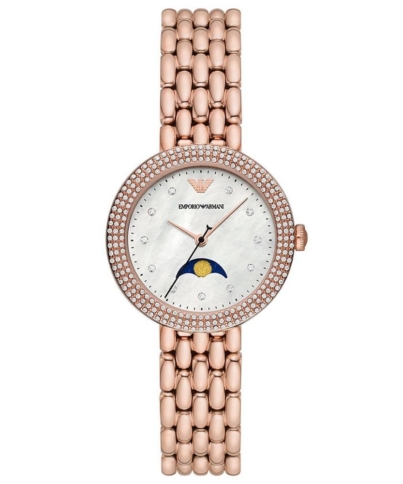 Emporio Armani AR11462 White Mother of Pearl Dial Ladies Watch