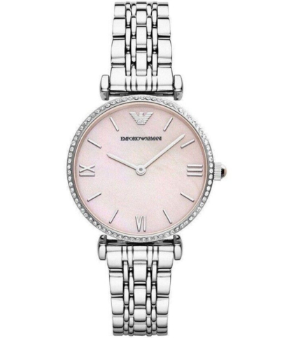 Emporio Armani AR1779 Ladies Watch Gianni T-Bar Pink