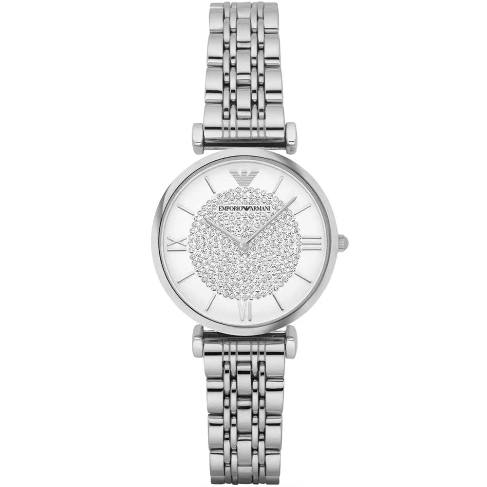 Emporio Armani AR1925 T-Bar Stainless Steel Ladies Watch