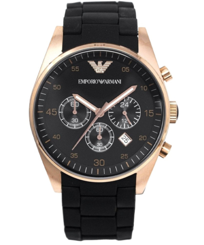 Emporio Armani AR5906 Ladies Sportivo Watch Rose Gold