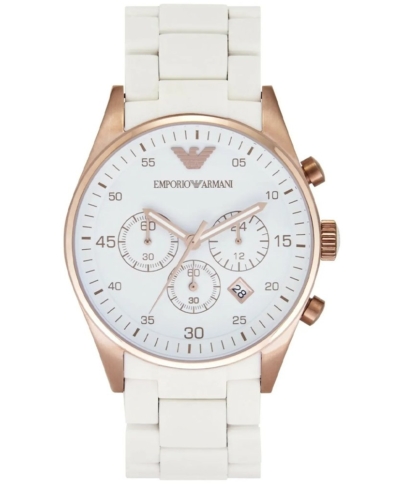 Emporio Armani AR5920 Ladies Sportivo Watch White