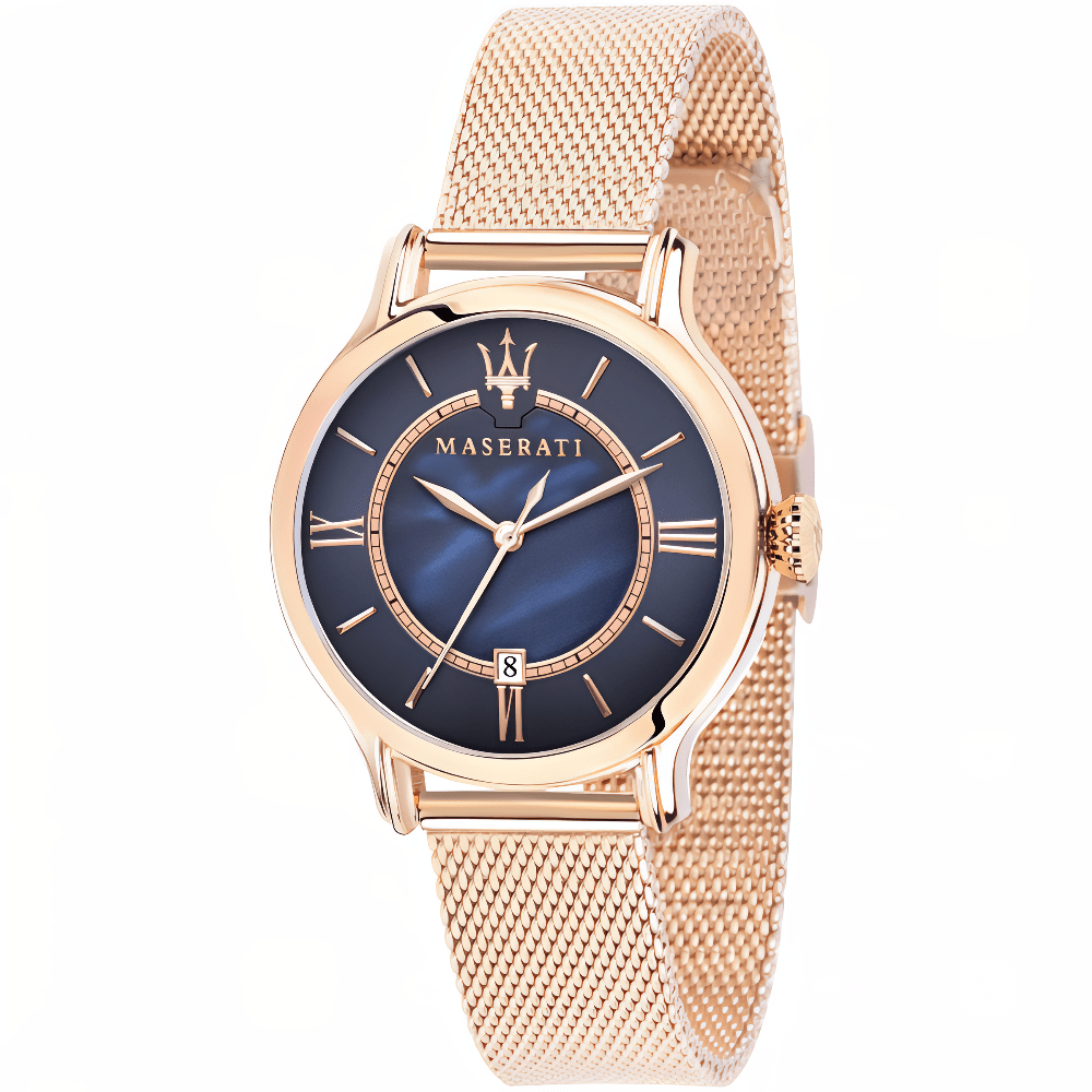 Maserati R8853118503 Epoca Blue Mother Of Pearl Dial Ladies Watch